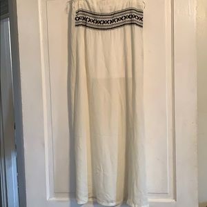 Altard State cream boho maxi skirt